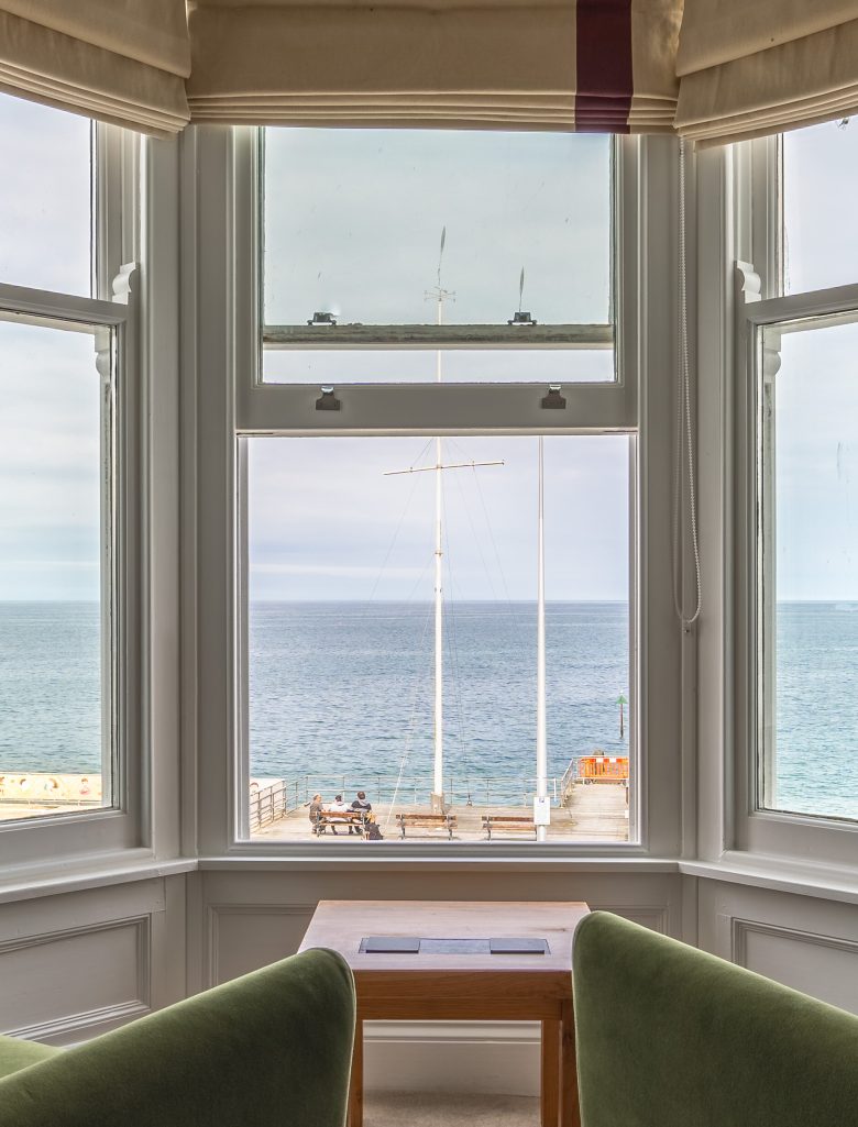 Seaside views at Gwesty Cymru